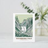 グースベリー滝州パークミネソタヴィンテージ ポストカード (スタンド正面)
