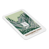 グースベリー滝州パークミネソタヴィンテージ マグネット (右側)