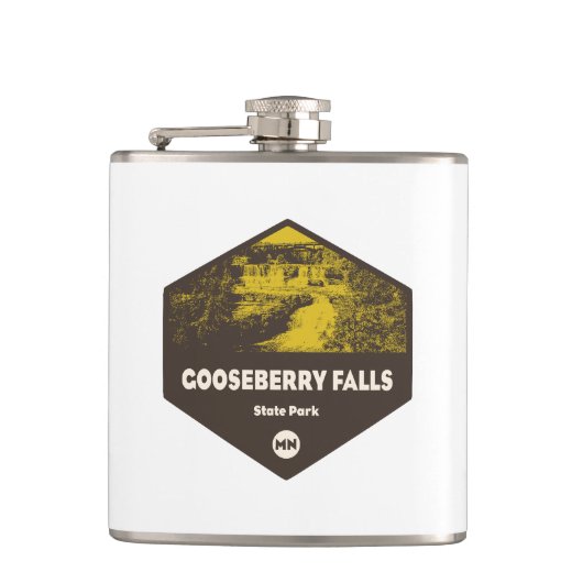 グースベリー滝州パークミネソタ フラスク (正面)