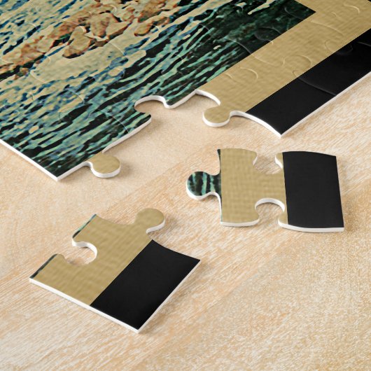 グースベリー滝州パークヴィンテージトラベル ジグソーパズル (側面)