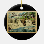 グースベリー滝州パークヴィンテージトラベル セラミックオーナメント (裏面)