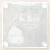 グースベリー秋ガラスコースター ガラスコースター (裏面)