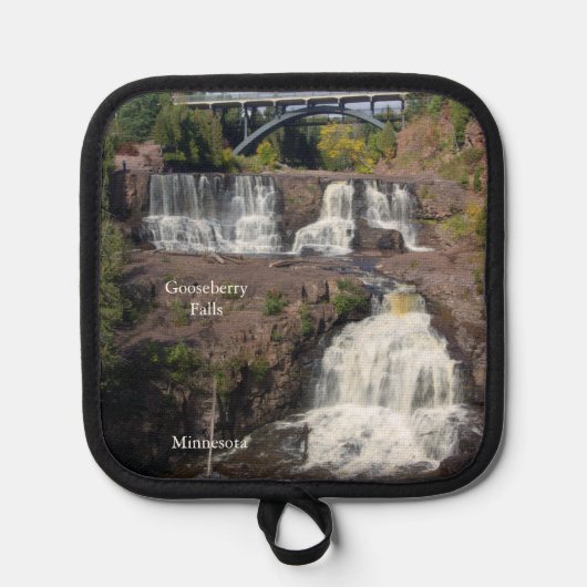 グースベリー秋ポットホルダー 鍋敷き (正面)