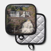 グースベリー秋ポットホルダー 鍋敷き (正面/裏面)