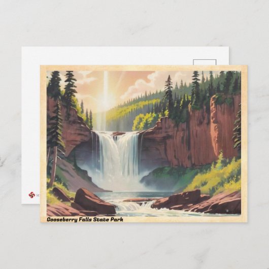 グースベリー秋州パークヴィンテージ ポストカード (正面/裏面)