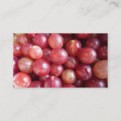 グースベリー農家/ジャムメーカーの名刺 名刺 (裏面)