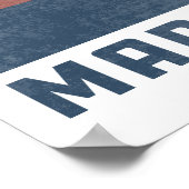 グースホンおもしろいクホンクマダファカスレトロヴィンテージダック ポスター (角)