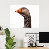 グースポートレート ポスター (ホームオフィス)