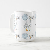 グースマ間抜けグ一羽 コーヒーマグカップ (正面左)