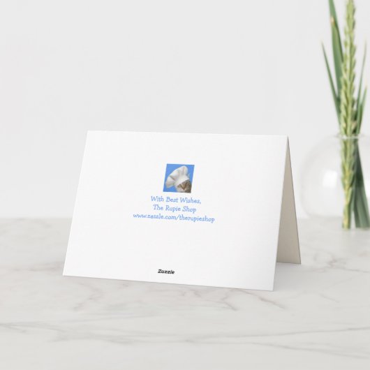 グースユーモアのある誕生日 カード (裏面)