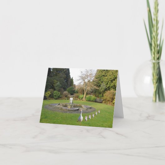 グースリングとグースリングの連日 カード (正面)