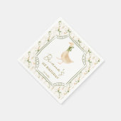 グース子供部屋流韻生誕会モノグラムの会 スタンダードカクテルナプキン (角)