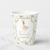 グース子供部屋流韻生誕会モノグラムの会 紙コップ (正面)