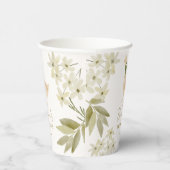 グース子供部屋韻ベビーシャワーモノグラムの 紙コップ (右)