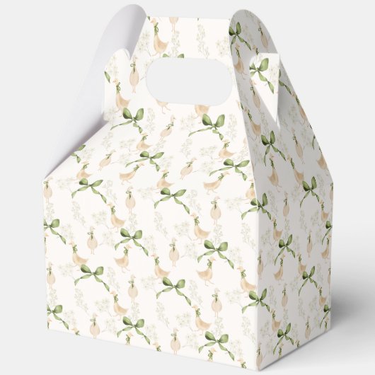 グース子供部屋韻ベビーシャワー好み フェイバーボックス (裏面)