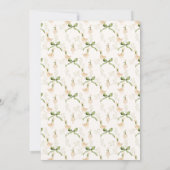 グース子供部屋韻ベビーシャワー 招待状 (裏面)