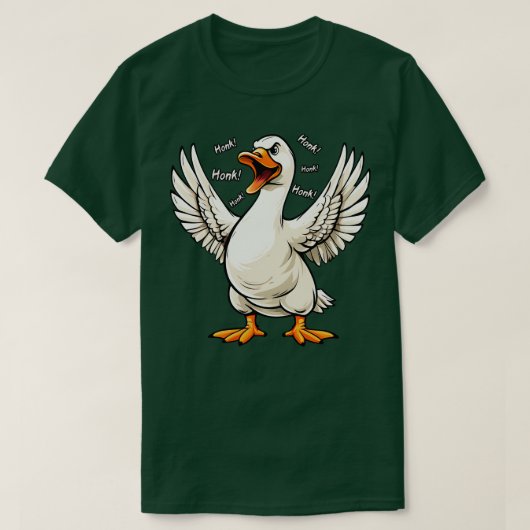グース怒の鳴り声 Tシャツ (デザイン正面)