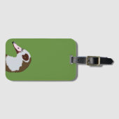 グース水鳥バードガチョウ ラゲッジタグ (正面横)