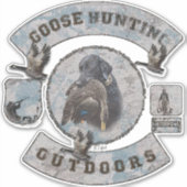グース狩りシール シール (正面)