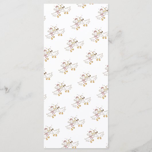 グース間抜けおもしろい結婚ズ メニュー (裏面)