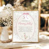 グース間抜けガールどのように大きいママの腹ゲーム ポスター