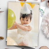 グース間抜けガールの最初の誕生日パーティーへの招待 招待状