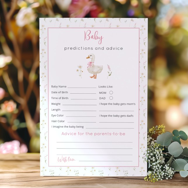 グース間抜けガールベビー予測とアドバイス (クリエイターアップロード済み)