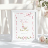 グース間抜けキャンディの赤ちゃんシャワーゲームの数 ポスター