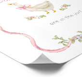 グース間抜けキャンディの赤ちゃんシャワーゲームの数 ポスター (角)