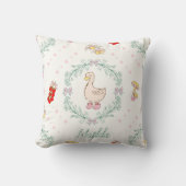 グース間抜けテーマキュートゲーゼピンクカスタム クッション (正面)