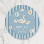 グース間抜けデイジーボーイ1歳パーティー フェイバータグ (正面)