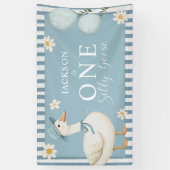 グース間抜けデイジーボーイ1歳パーティー 横断幕 (縦)