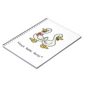 グース間抜けノート ノートブック (左側)