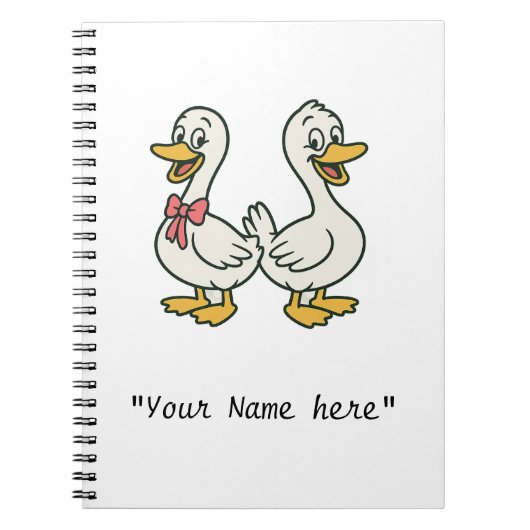 グース間抜けノート ノートブック (正面)