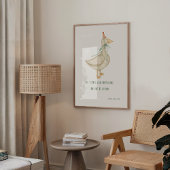 グース間抜けバイブル聖句ウォールアートプリント ポスター