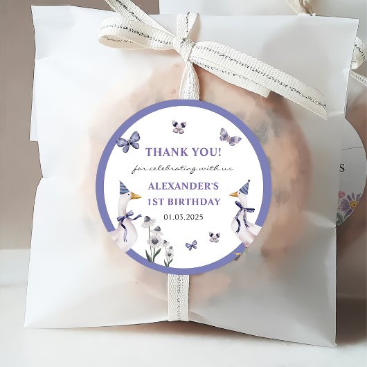 グース間抜けバースデーパーティー フェイバータグ