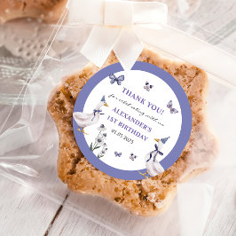 グース間抜けバースデーパーティー ラウンドシール