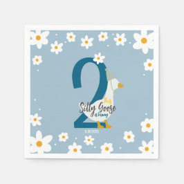 グース間抜けパーティーナプキン スタンダードカクテルナプキン