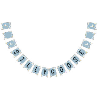 グース間抜けパーティーバナー バンティングフラッグ