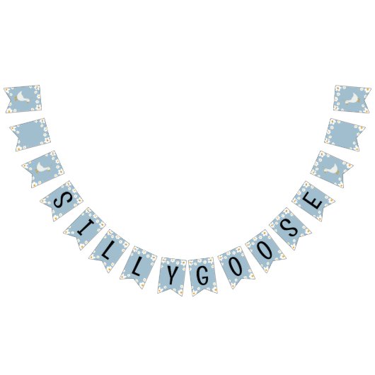 グース間抜けパーティーバナー バンティングフラッグ (全)