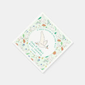 グース間抜けパーティーベイビーシャワー スタンダードカクテルナプキン (角)