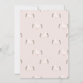 グース間抜けファーストバースデーパーティ招待状 招待状 (裏面)