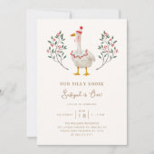 グース間抜けファースト誕生日パーティー 招待状 (正面)