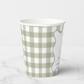 グース間抜けブルーとグリーン 紙コップ (右)