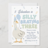 グース間抜けブ間抜けリー三誕生日パーティー 招待状 (正面)