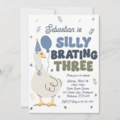 グース間抜けブ間抜けリー三誕生日パーティー 招待状 (正面)