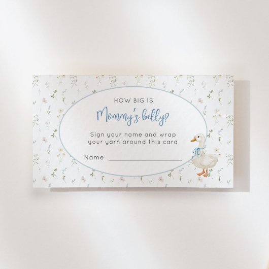 グース間抜けボーイフローラママのお腹の大きさ エンクロージャーカード
