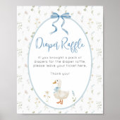 グース間抜けヴィンテージフローラおむつラッフルポスター ポスター (正面)