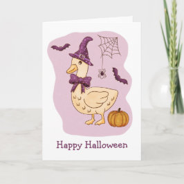 グース間抜け不気味とカボチャ カード