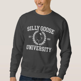 グース間抜け大学クルーネックSweatshirt スウェットシャツ